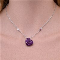 Halskette Comete Dame in Weißgold GLB895